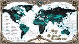 The Portals Are Opening – Old Age Map of the Primary Universe (2.2m Limited Edition Tapestry/Flag)