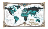 The Portals Are Opening – Old Age Map of the Primary Universe (2.2m Limited Edition Tapestry/Flag)