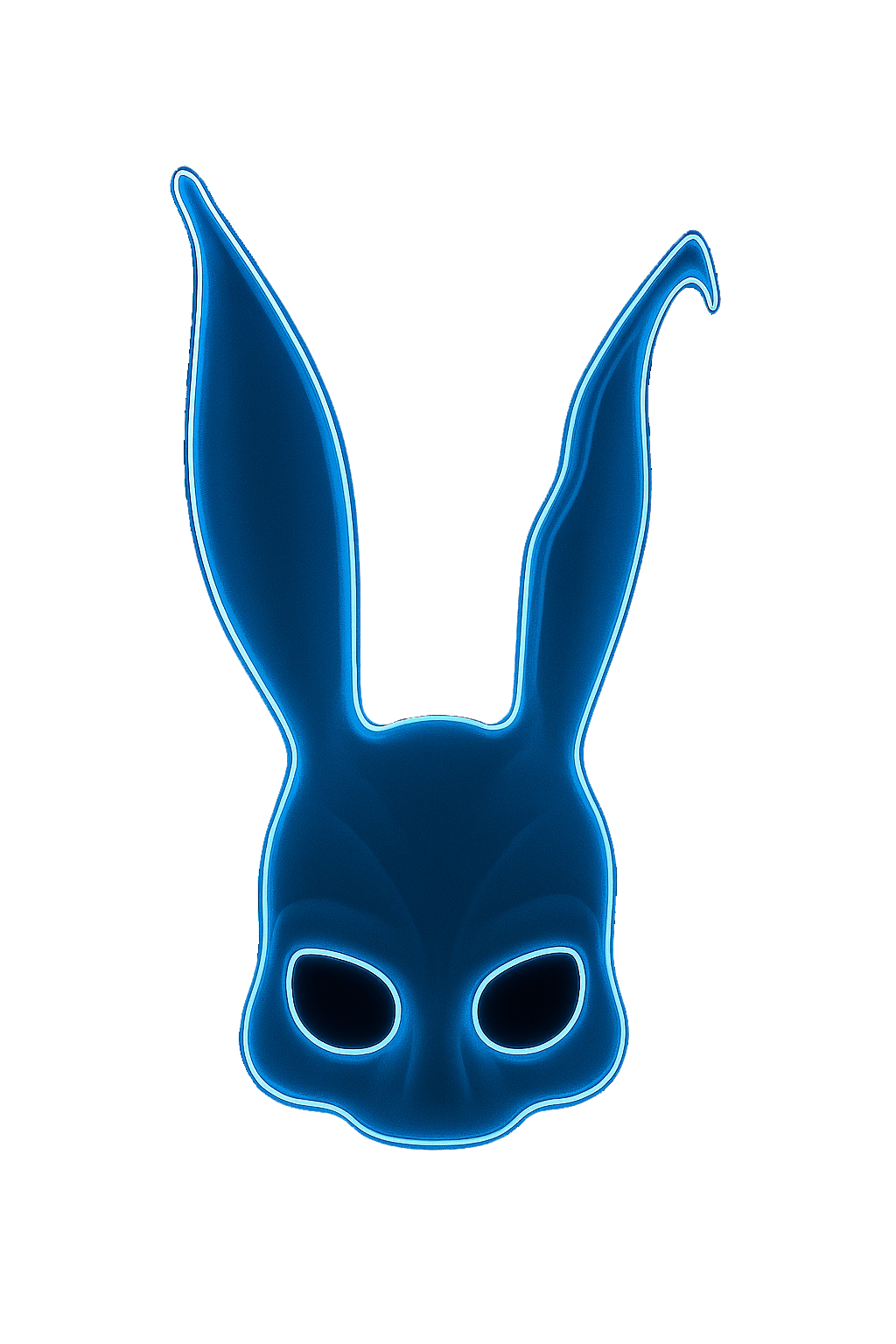 Frank the Rabbit Neon Light Mask