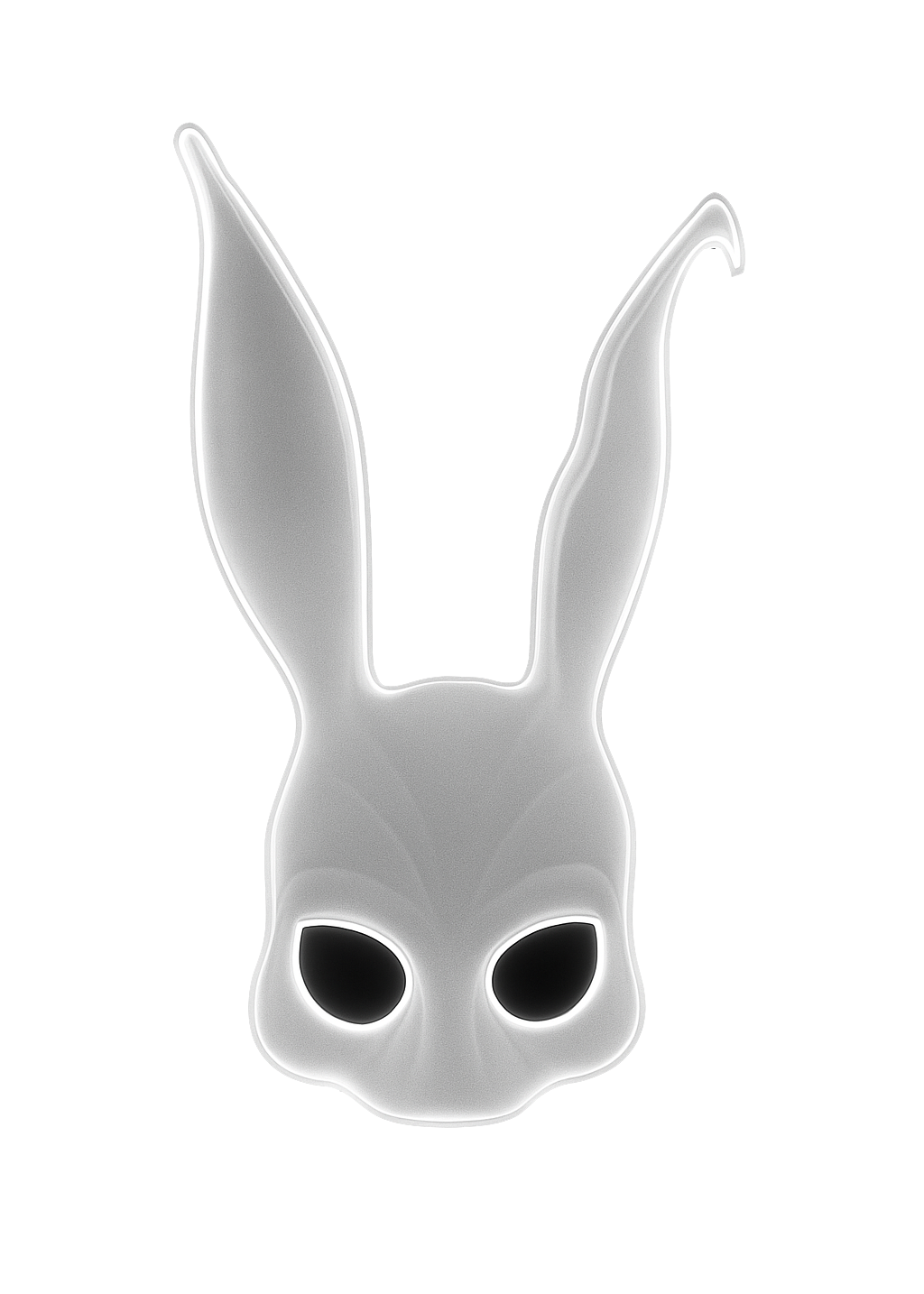 Frank the Rabbit Neon Light Mask