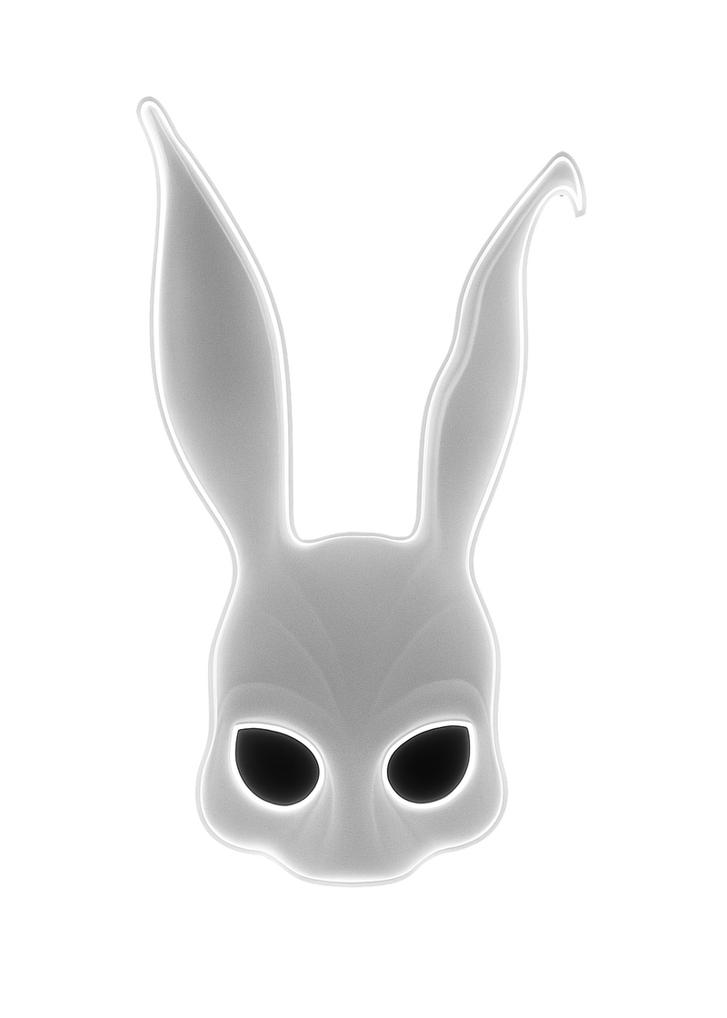 Frank the Rabbit Neon Light Mask