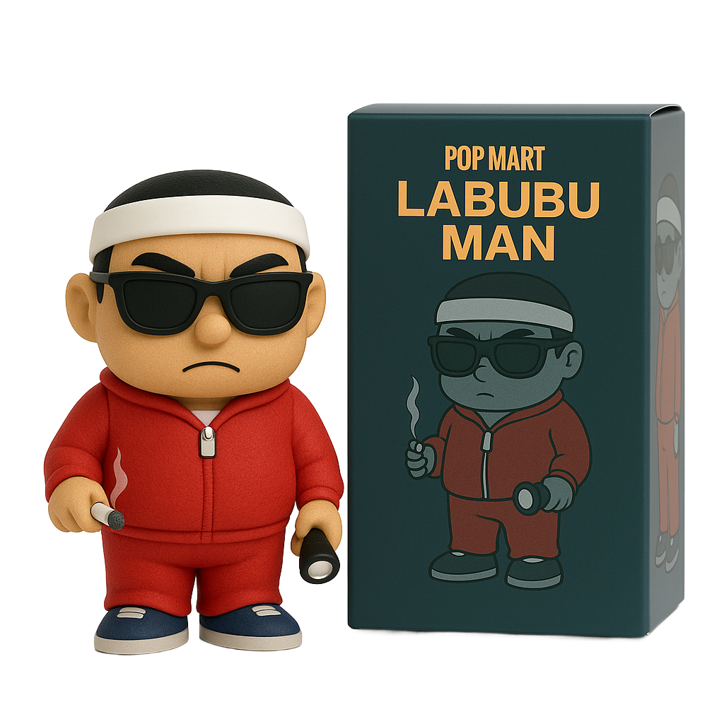 GUY IN RED TRACKSUIT × LABUBU