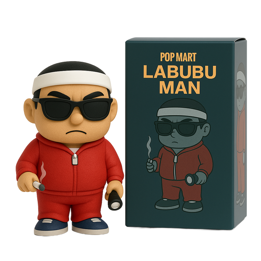 GUY IN RED TRACKSUIT × LABUBU