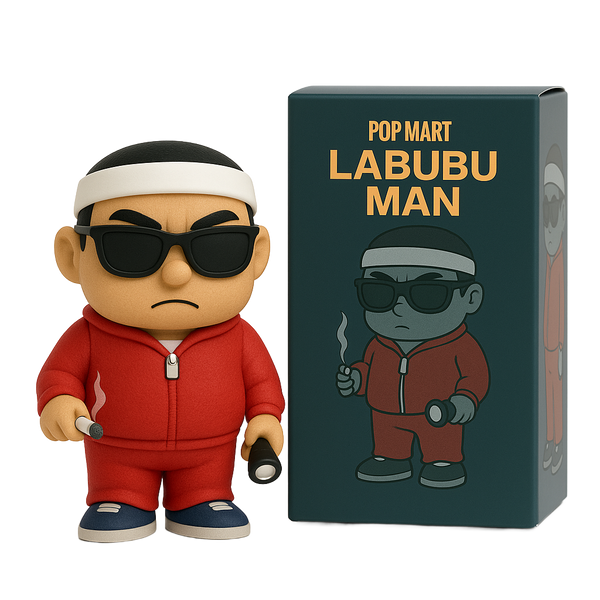 GUY IN RED TRACKSUIT × LABUBU