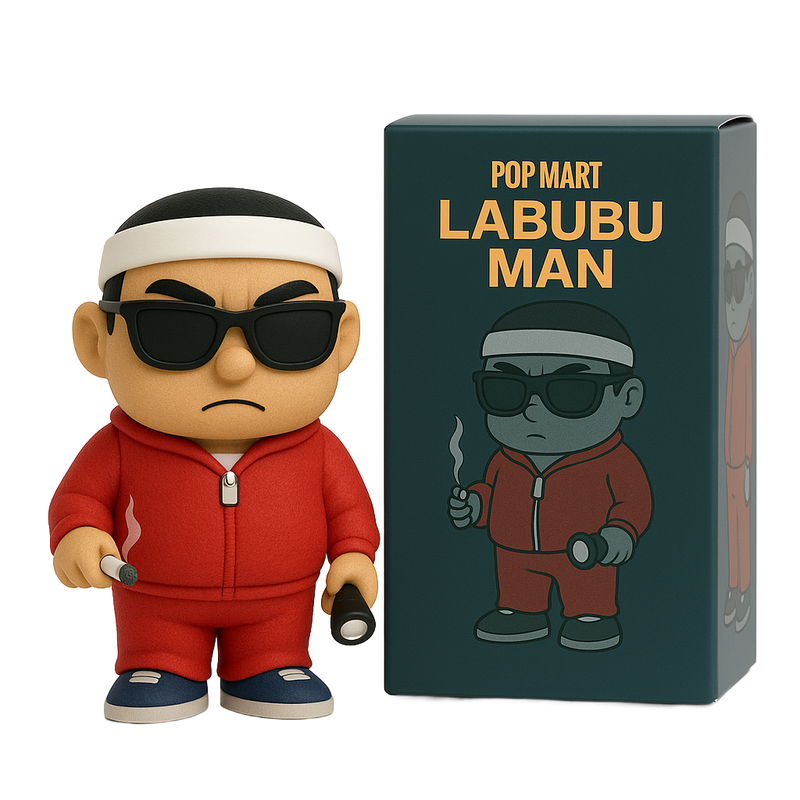 GUY IN RED TRACKSUIT × LABUBU