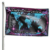 The Portals Are Opening – Map of the Primary Universe (1.5m Limited Edition Tapestry/Flag)