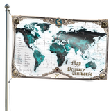 The Portals Are Opening – Old Age Map of the Primary Universe (2.2m Limited Edition Tapestry/Flag)