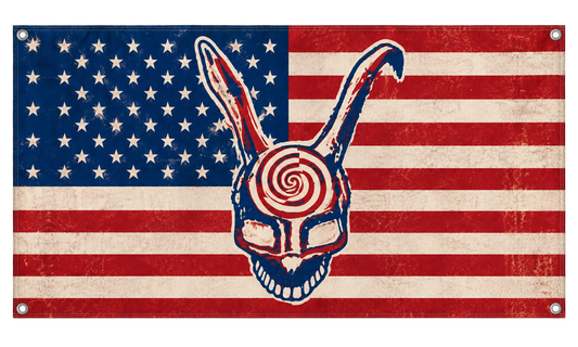 Frank Rabbit USA Flag — 150 × 90 cm with four corner grommets