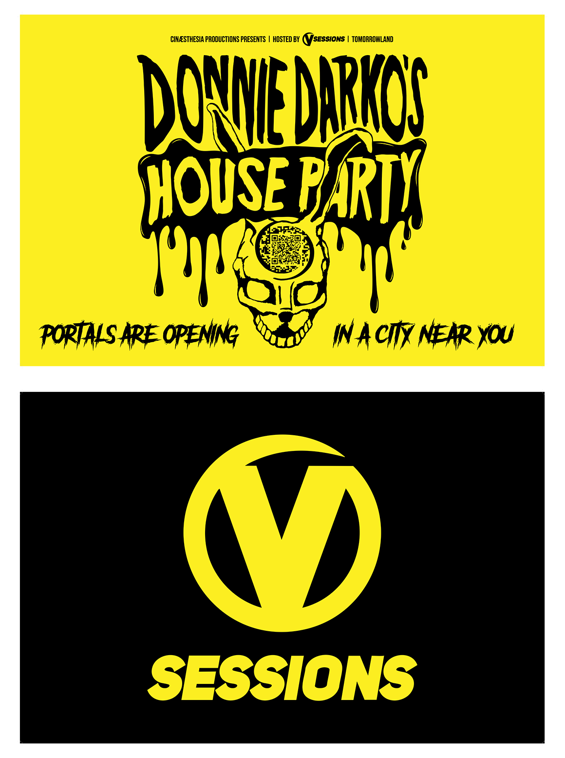 Donnie Darko’s House Party Flag (1.2m Wide)- Tomorrowland Festival Edition