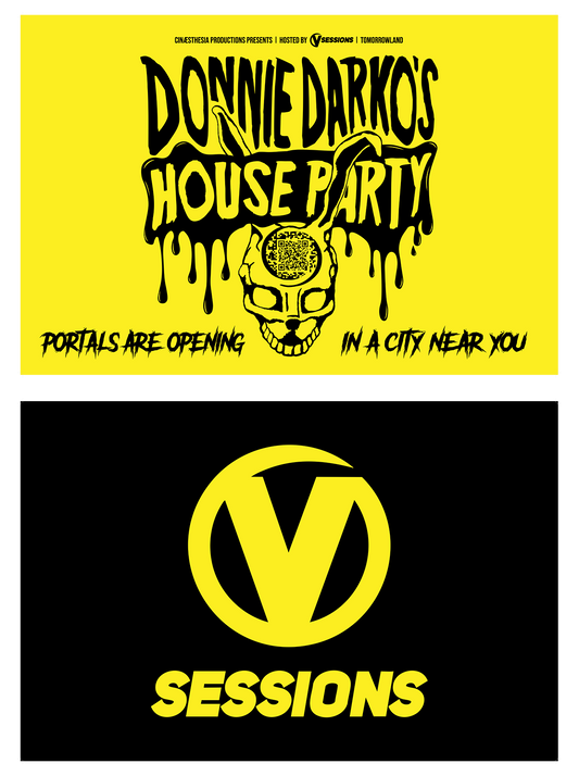 Donnie Darko’s House Party Flag (1.2m Wide)- Tomorrowland Festival Edition