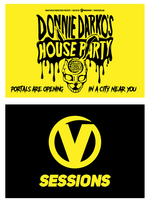 Donnie Darko’s House Party Flag (1.2m Wide)- Tomorrowland Festival Edition